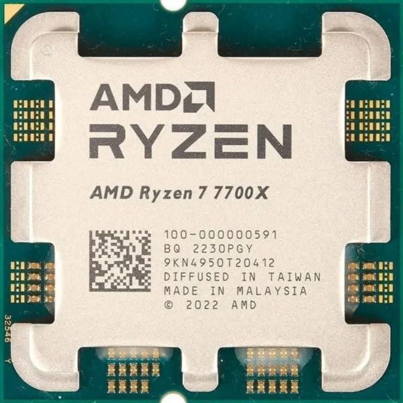 Процесор AMD Ryzen 7 7700X (4.5GHz 32MB 105W AM5) Tray (100-000000591)
