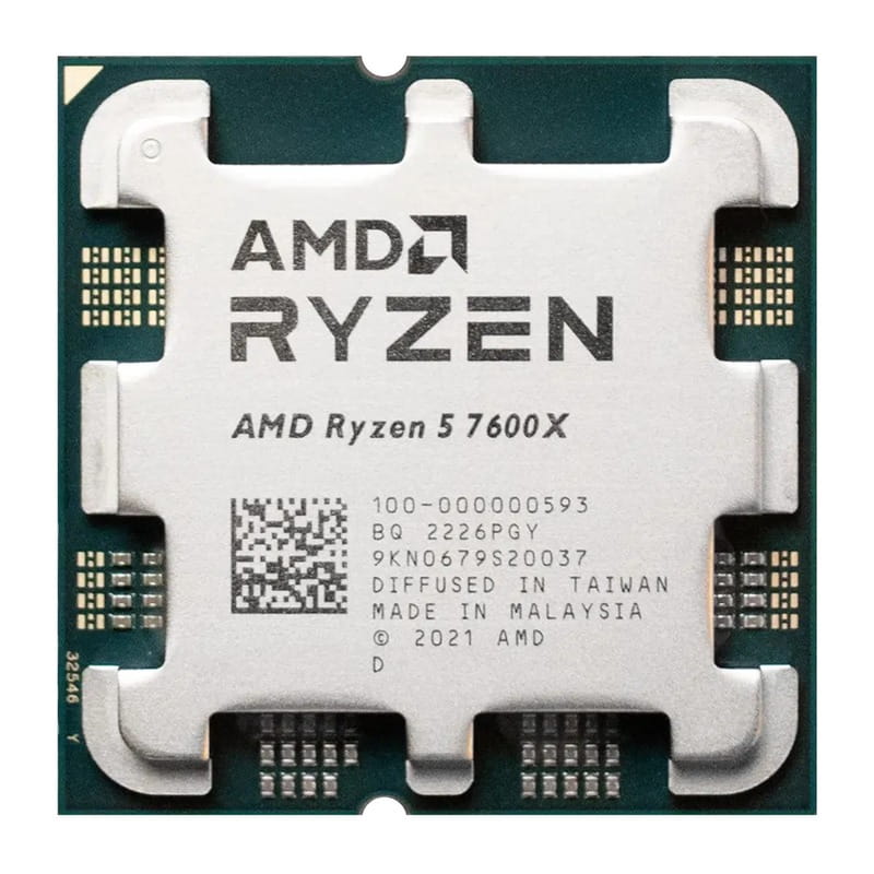 Процесор AMD Ryzen 5 7600X (4.7GHz 32MB 105W AM5) Tray (100-000000593)