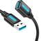 Фото - Кабель подовжувач Vention USB - USB V 3.0 (M/F), 3 м, Black (CBHBI) | click.ua