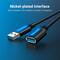 Фото - Кабель подовжувач Vention USB - USB V 3.0 (M/F), 3 м, Black (CBHBI) | click.ua
