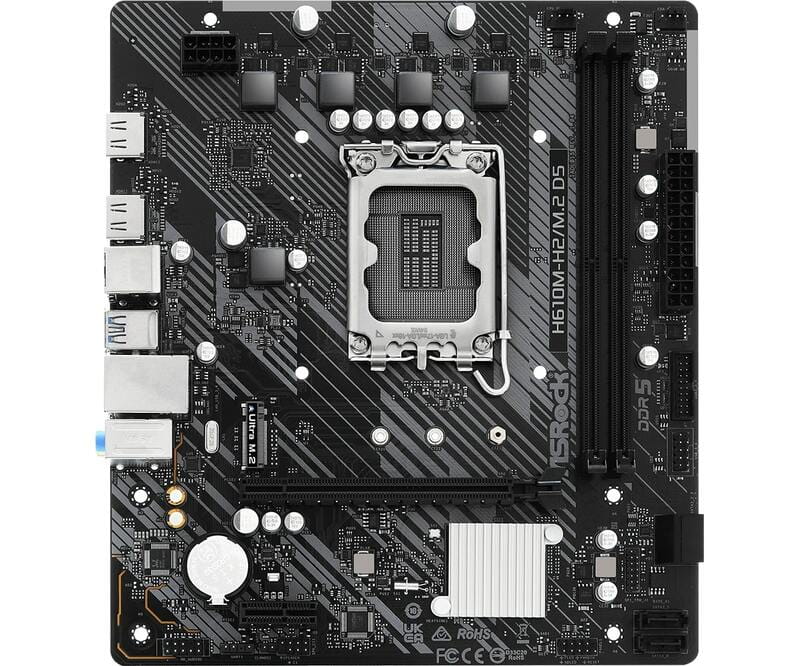 Материнская плата ASRock H610M-H2/M.2 D5 Socket 1700
