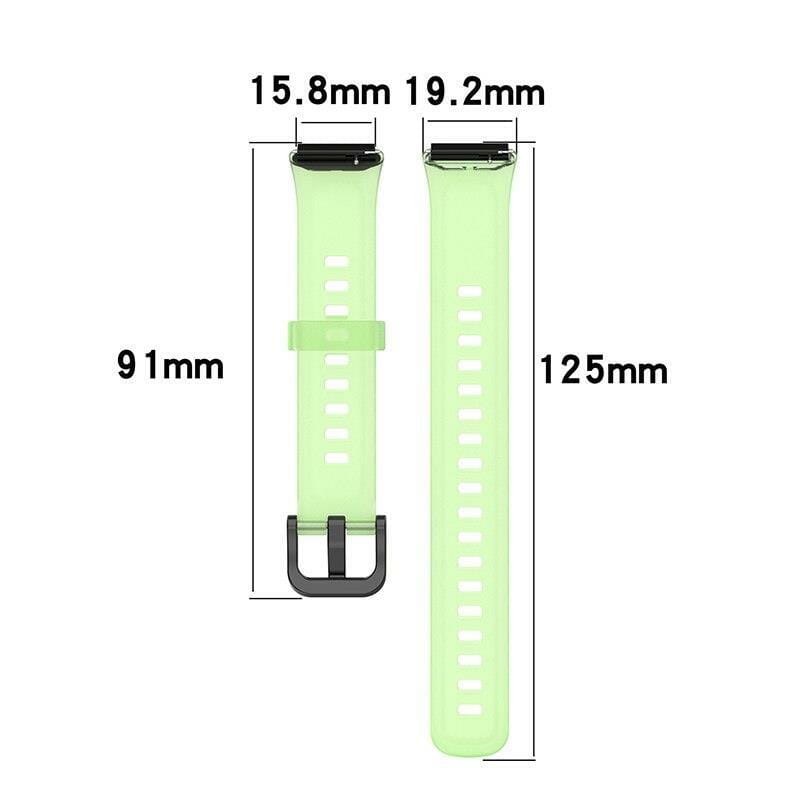 Ремешок BeCover Crystal Style для Huawei Band 7/Honor Band 7 Green (709430)