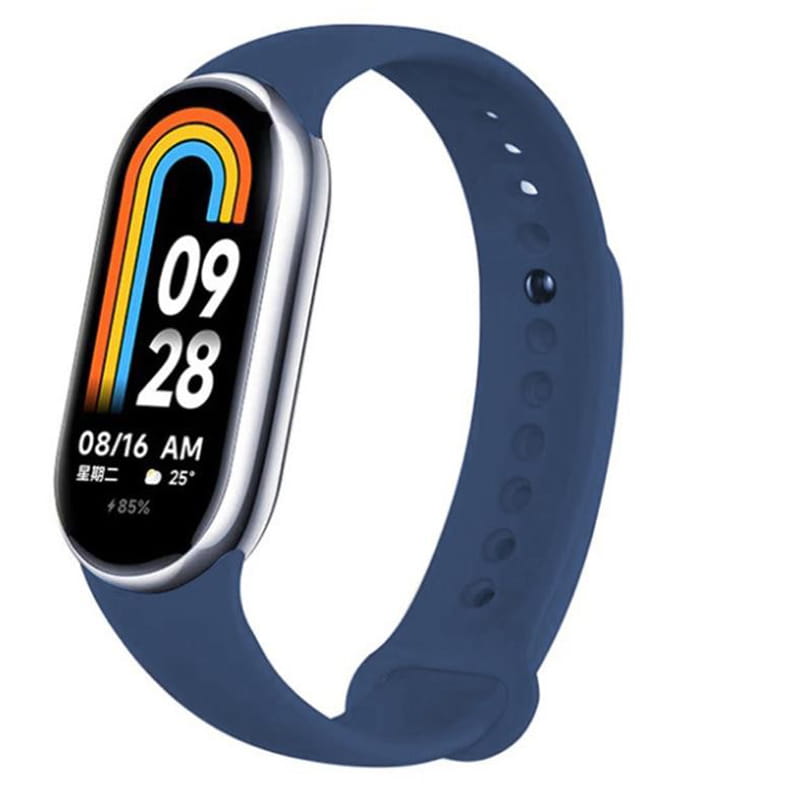 Силиконовый ремешок BeCover для Xiaomi Mi Smart Band 8 Blue Horizon (709380)