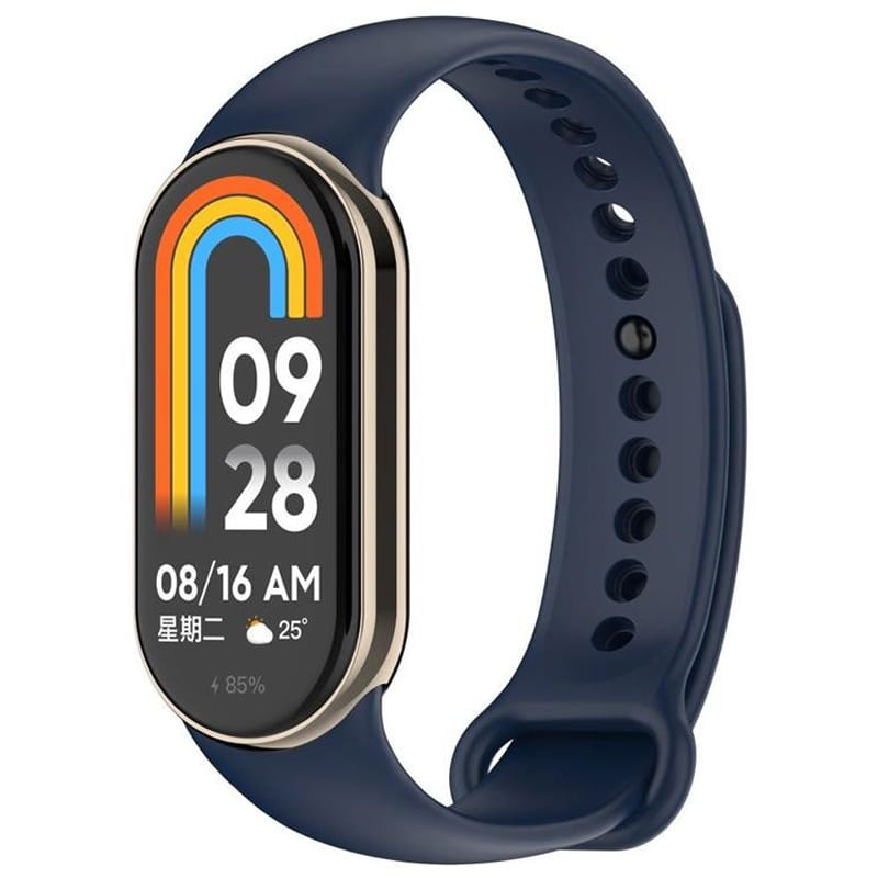 Силиконовый ремешок BeCover для Xiaomi Mi Smart Band 8 Deep Blue (709383)