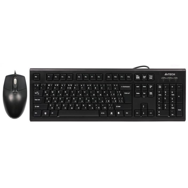 Комплект (клавіатура, миша) A4Tech KRS-8572 Black