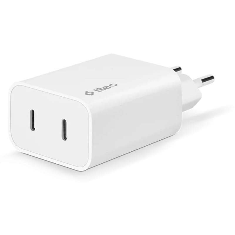 Сетевое зарядное устройство Ttec SmartCharger Duo PD USB-C 40W White (2SCS27B)