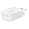 Фото - Сетевое зарядное устройство Ttec SmartCharger Duo PD USB-C 40W White (2SCS27B) | click.ua