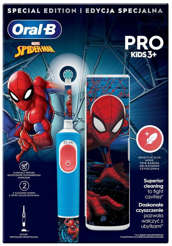 Зубна електрощітка Braun Oral-B Pro Kids D103.413.2KX Spider-Man