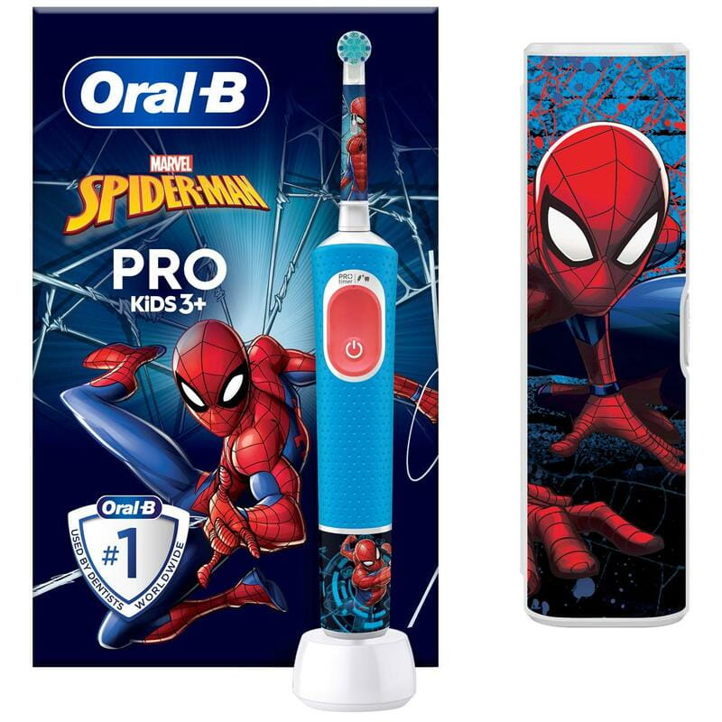 Зубна електрощітка Braun Oral-B Pro Kids D103.413.2KX Spider-Man