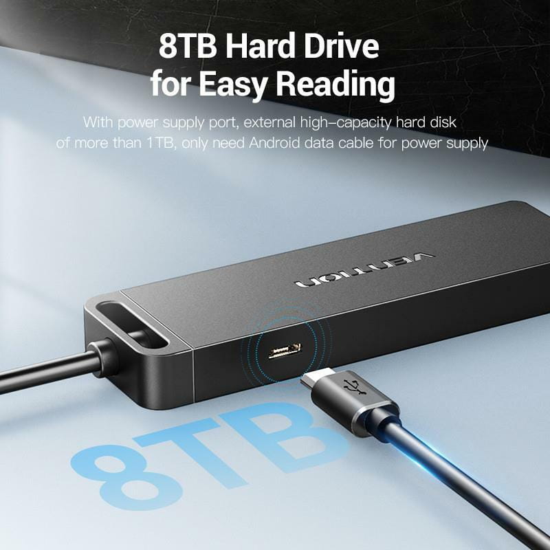 USB-хаб Vention CHLBB 4 ports Black