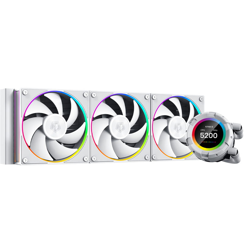 Система водяного охлаждения ID-Cooling Space LCD SL360 White