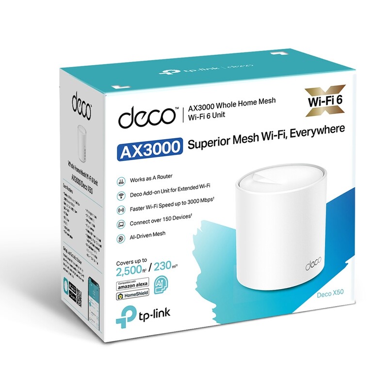 WiFi Mesh-система TP-Link Deco X50(1-pack)