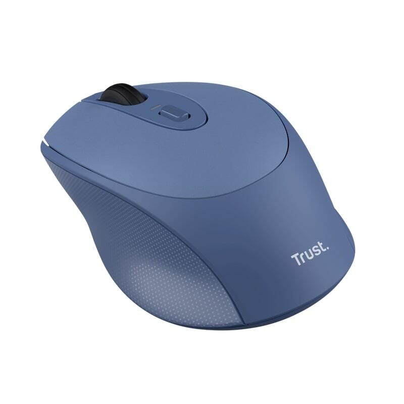Мышь беспроводная Trust Zaya Rechargeable Light Blue (25039)