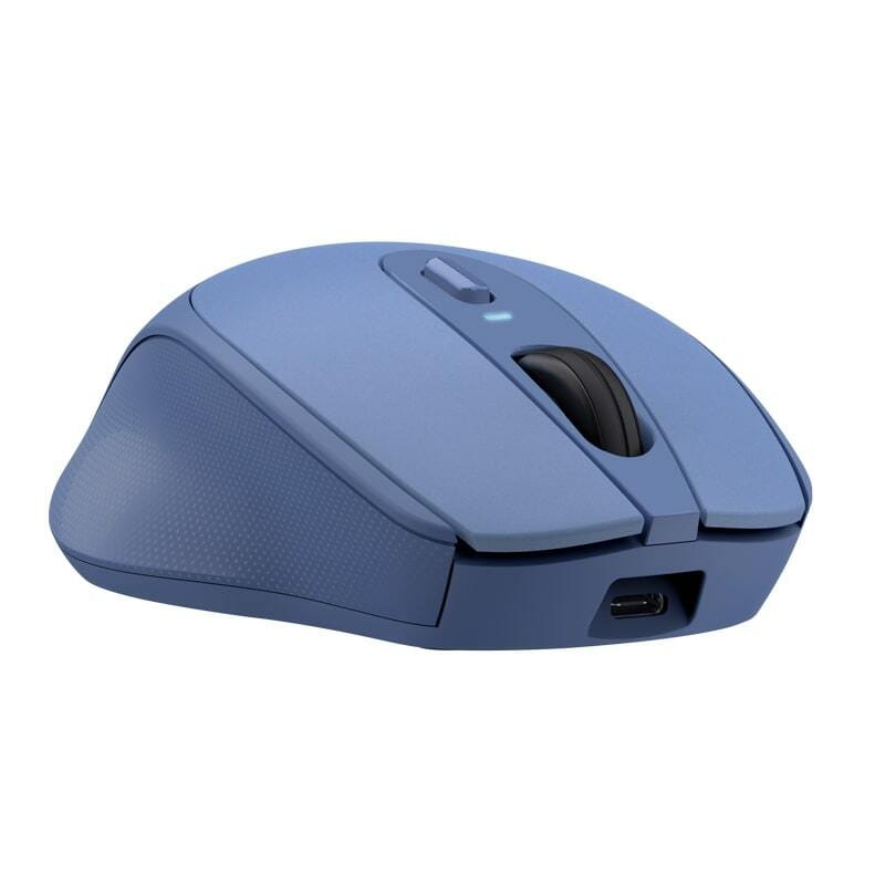 Мышь беспроводная Trust Zaya Rechargeable Light Blue (25039)