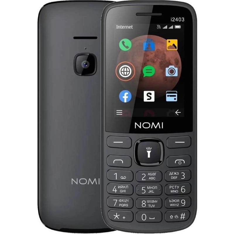 Мобiльний телефон Nomi i2403 Dual Sim Black