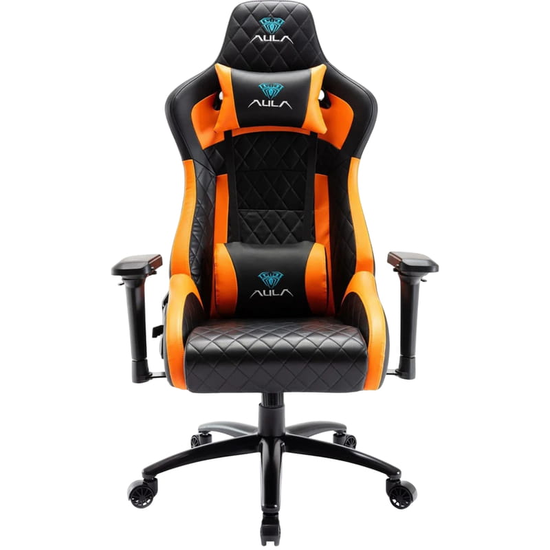 Кресло для геймеров Aula F1031 Gaming Chair Black/Orange (6948391286211)