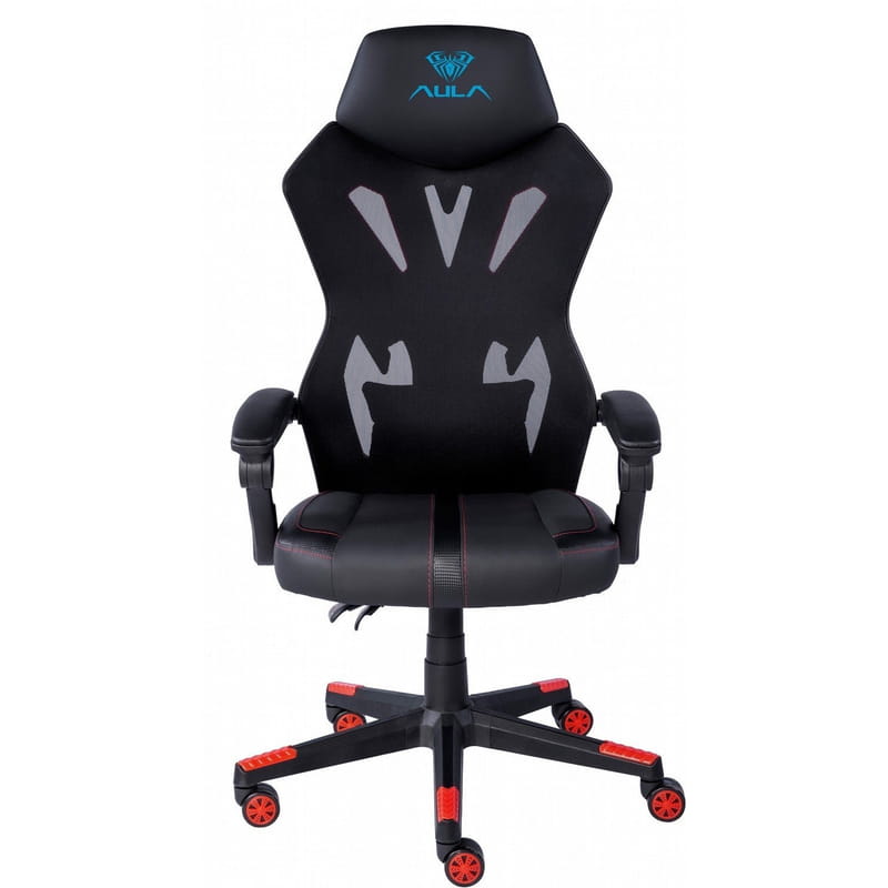 Кресло для геймеров Aula F010 Gaming Chair Black/Red (6948391286228)