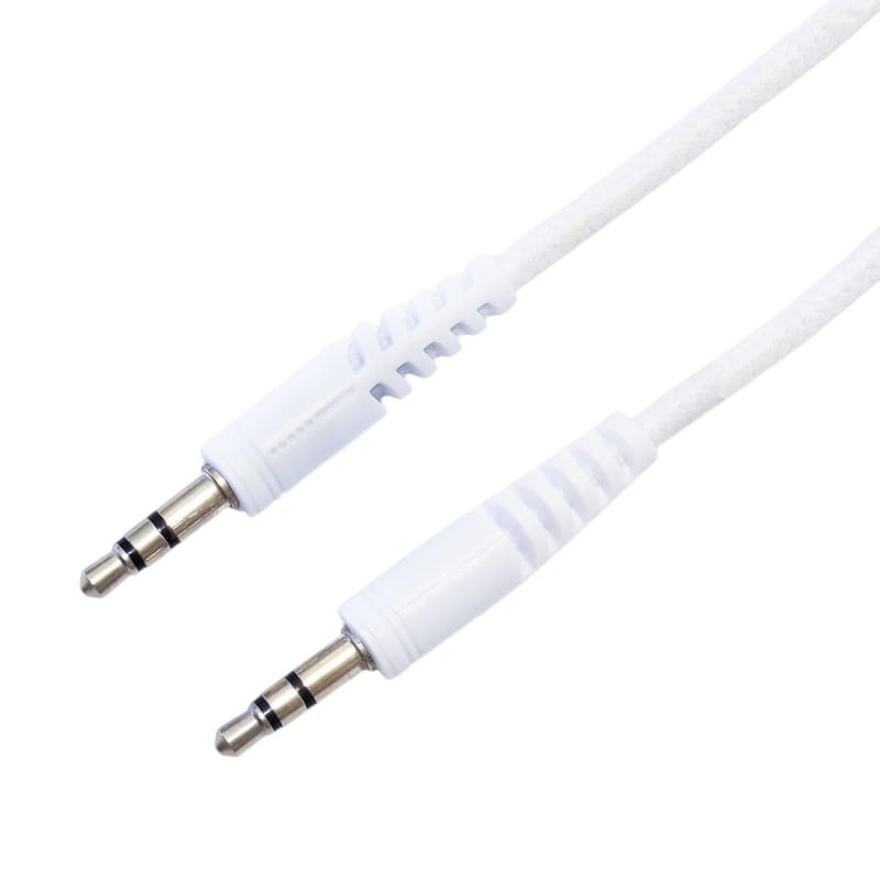 Кабель Xqisit Audio Cable 3.5 мм - 3.5 мм (M/M), 1.2 м, White (4029948026954)