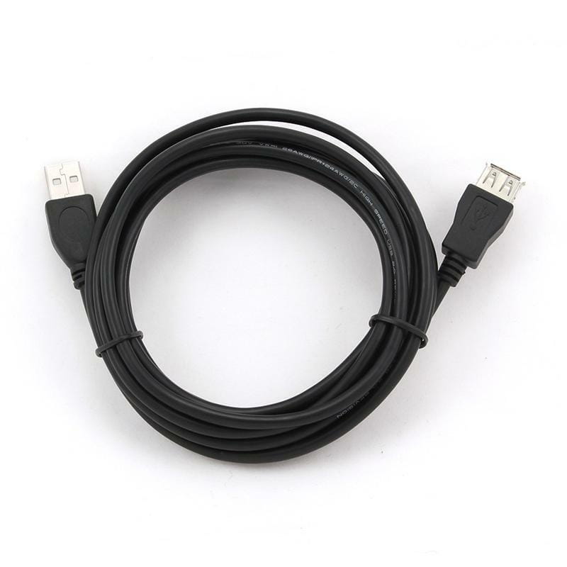 Кабель Cablexpert USB - USB V 2.0 (M/F), удлинитель, 3.0 м, черный (CCP-USB2-AMAF-10)
