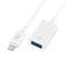 Фото - Переходник SkyDolphin OT01 Lightning - USB (M/F) White (ADPT-00028) | click.ua