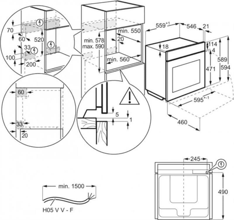 Духовой шкаф Electrolux EOF5C50BZ