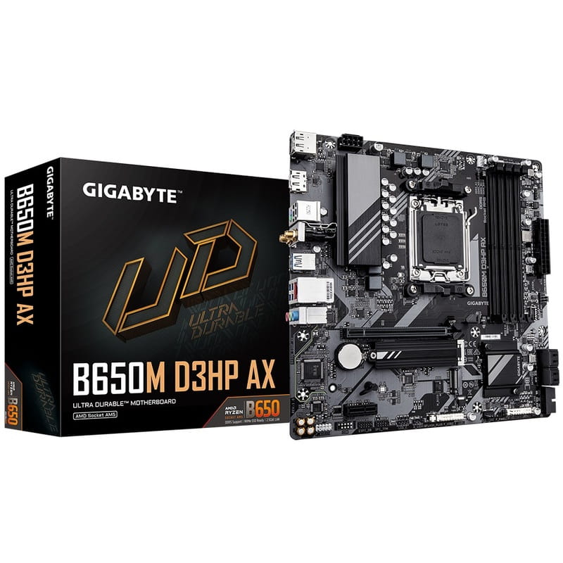 Материнская плата Gigabyte B650M D3HP AX Socket AM5