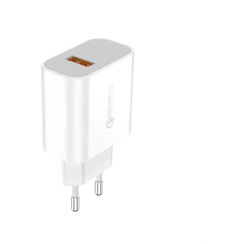 Сетевое зарядное устройство Foneng EU46 QC3.0 Charger (1USBх3A) White (EU46-CH-IP) + кабель Lightning