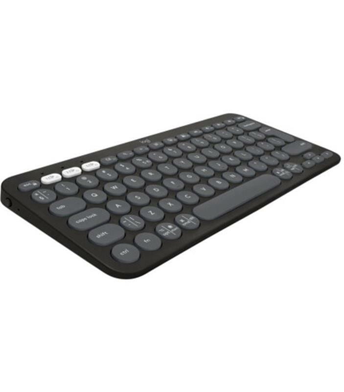 Клавiатура бездротова Logitech Pebble Keys 2 K380s Graphite (920-011851)
