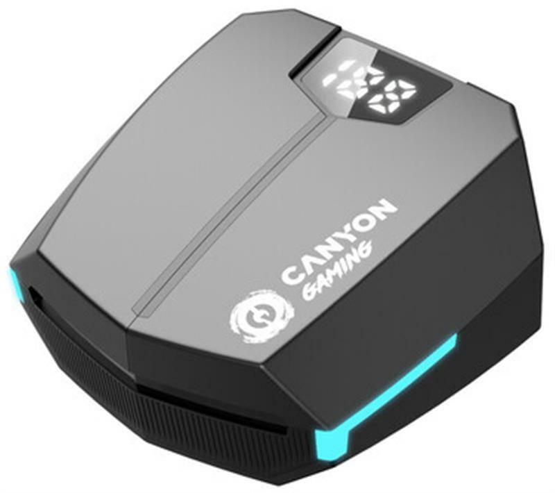 Bluetooth-гарнитура Canyon Doublebee GTWS-2 Gaming Black (CND-GTWS2B)