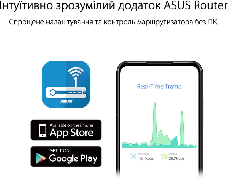 Беспроводной маршрутизатор Asus RT-AX52 (90IG08T0-MO3H00)