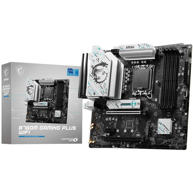 Материнська плата MSI B760M Gaming Plus WiFi Socket 1700
