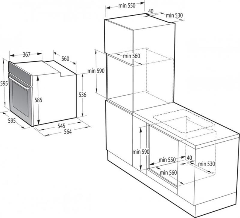 Духовой шкаф Gorenje BSA6747A04BG