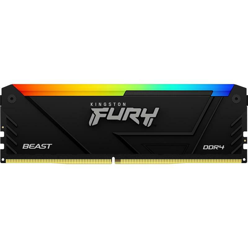 Модуль памяти DDR4 2x16GB/3600 Kingston Fury Beast RGB Black (KF436C18BB2AK2/32)