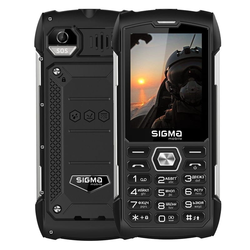 Мобільний телефон Sigma mobile X-treme PK68 Dual Sim Black (4827798466711)