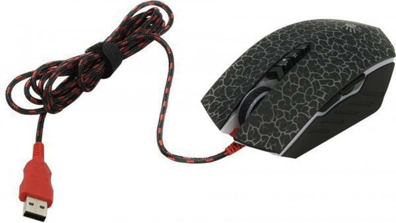 Миша Bloody A70A Crackle Black