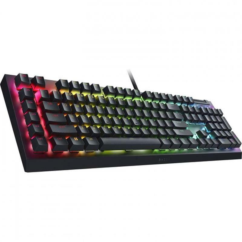 Клавиатура Razer BlackWidow V4 X Yellow Switch RU Black (RZ03-04702500-R3R1)