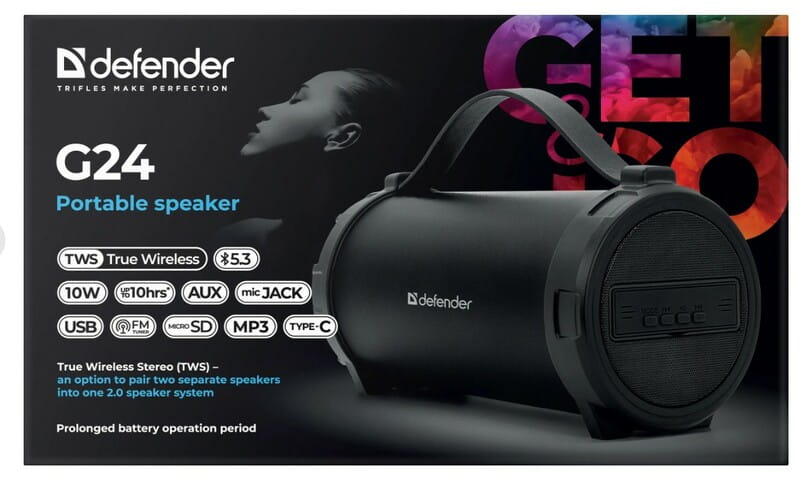 Акустическая система Defender G24 Black (65124)
