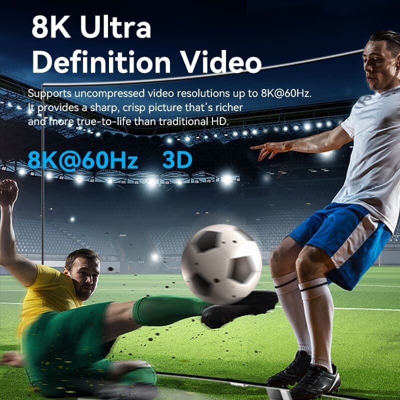 Свитч Vention HDMI Switcher v2.1, 8K, 60Hz (AKPH0)