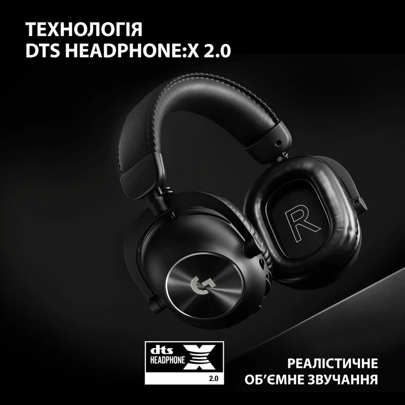 Гарнитура Logitech G Pro X2 Wireless LightSpeed Black (981-001263)