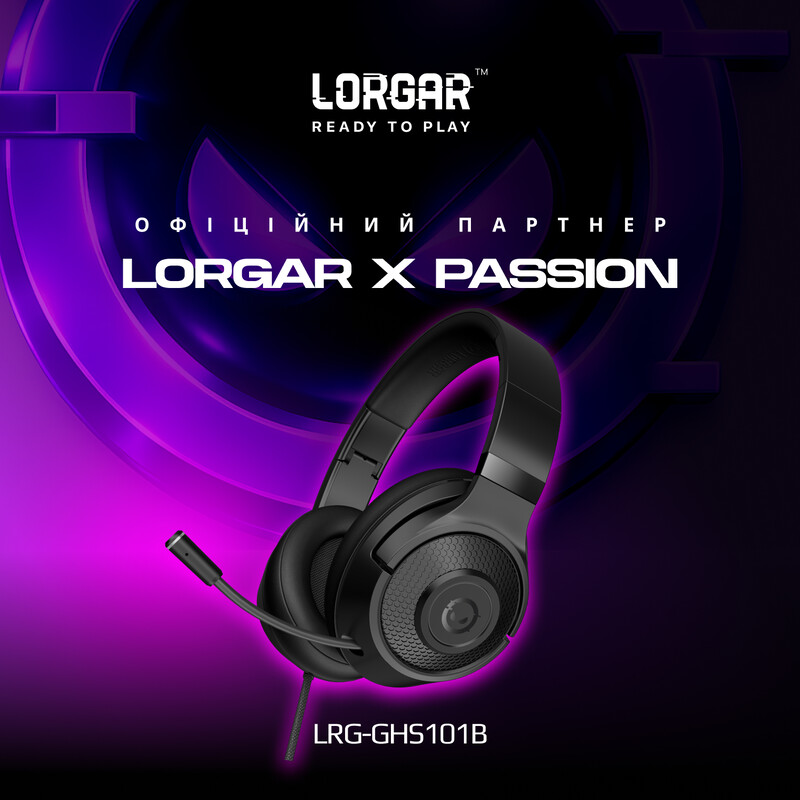 Гарнітура Canyon Lorgar Noah 101 Gaming 3.5 мм Black (LRG-GHS101B)