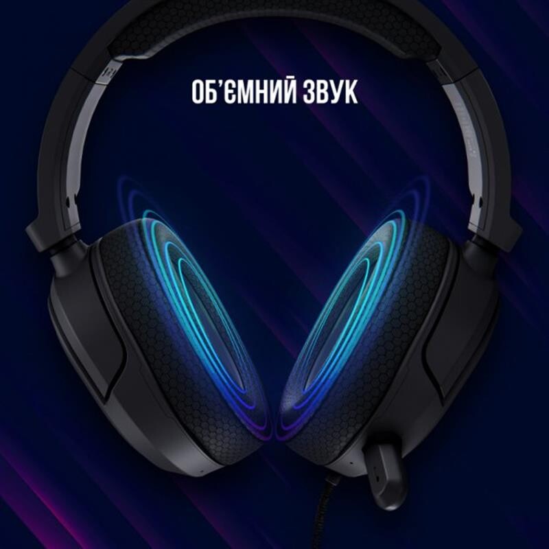 Гарнитура Canyon Lorgar Kaya 460 Gaming RGB USB Black (LRG-GHS460)