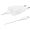 Фото - Мережевий зарядний пристрій Samsung EP-T2510XWEGEU White, 25W + кабель USB Type-C | click.ua