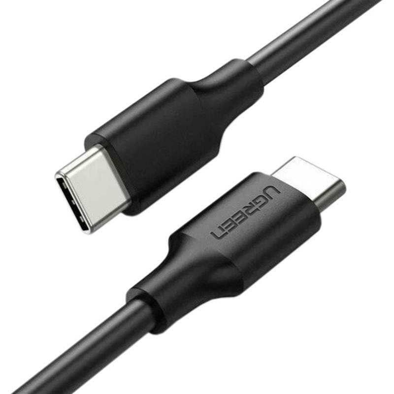 Кабель Ugreen US286 USB Type-C - USB Type-C (M/M), QC 4.0, PD 60 W, 1.5 м, Black (50997)