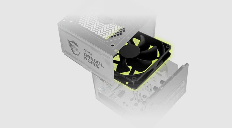 Блок живлення MSI MAG A850GL PCIE5 White 850W