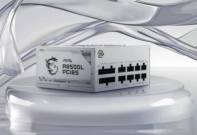 Блок живлення MSI MAG A850GL PCIE5 White 850W