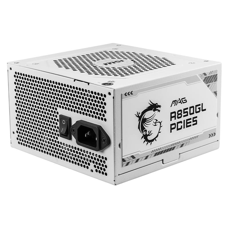 Блок живлення MSI MAG A850GL PCIE5 White 850W