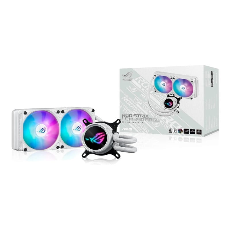 Система водяного охолодження Asus ROG Strix LC III 240 ARGB WHT (90RC00S2-M0UAY0)