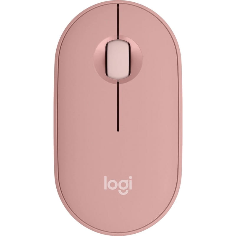 Мышь беспроводная Logitech Pebble Mouse 2 M350s Rose (910-007014)
