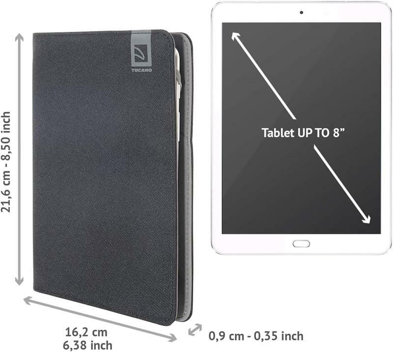 Універсальний чохол Tucano Vento Universal для планшетів 7-8", Black (TAB-VT78)