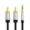 Фото - Кабель Vention AUX 3.5 mm M - 2xRCA M, 1 m, Black (BCFBF) | click.ua